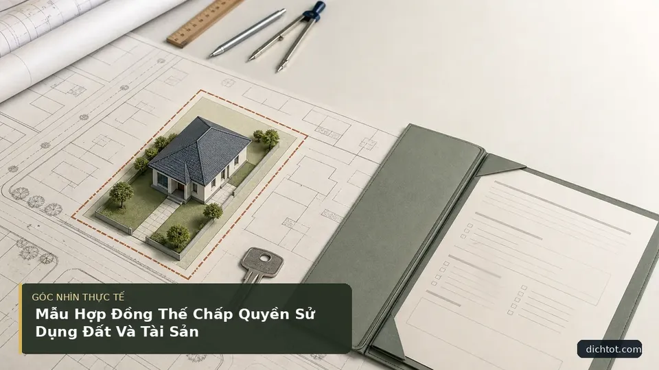 Chi tiết minh họa dịch thuật trong bài Mẫu Hợp Đồng Thế Chấp Quyền Sử Dụng Đất Và Tài Sản