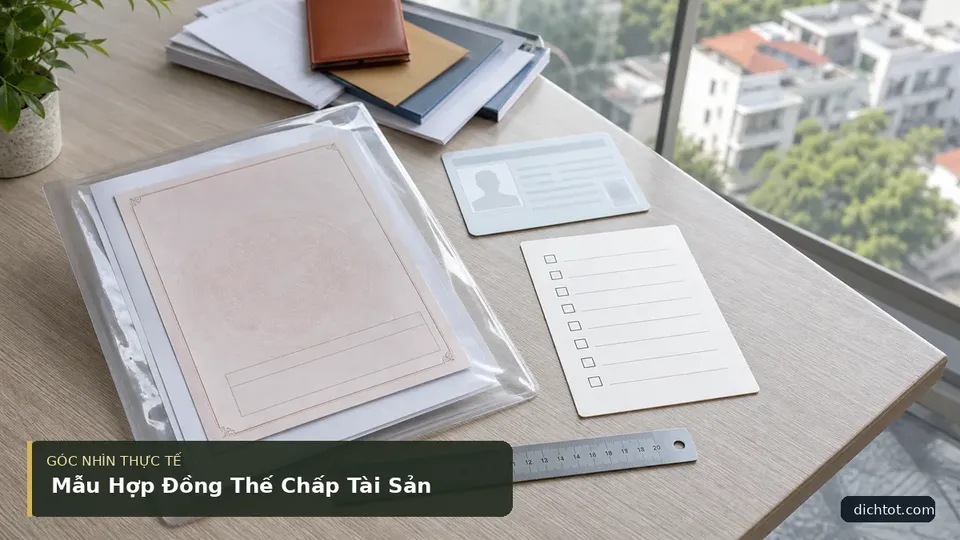 Chi tiết minh họa dịch thuật trong bài Mẫu Hợp Đồng Thế Chấp Tài Sản
