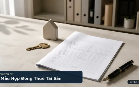 Mẫu Hợp Đồng Thuê Tài Sản