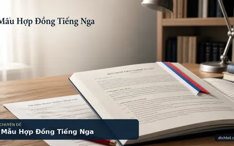 Mẫu Hợp Đồng Tiếng Nga