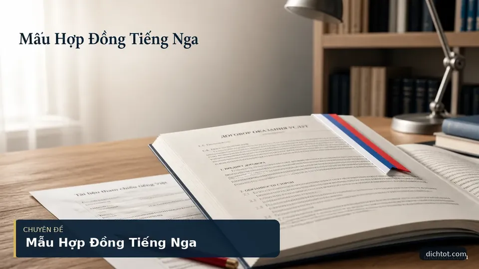 Mẫu Hợp Đồng Tiếng Nga