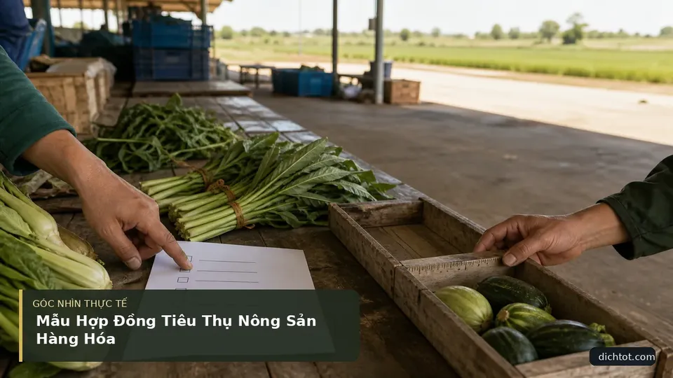 Chi tiết minh họa dịch thuật trong bài Mẫu Hợp Đồng Tiêu Thụ Nông Sản Hàng Hóa