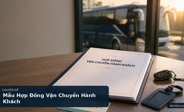 Mẫu Hợp Đồng Vận Chuyển Hành Khách
