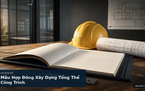 Mẫu Hợp Đồng Xây Dựng Tổng Thể Công Trình
