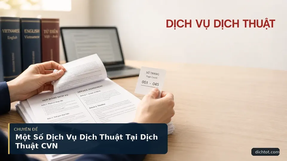 Một Số Dịch Vụ Dịch Thuật Tại Dịch Thuật CVN
