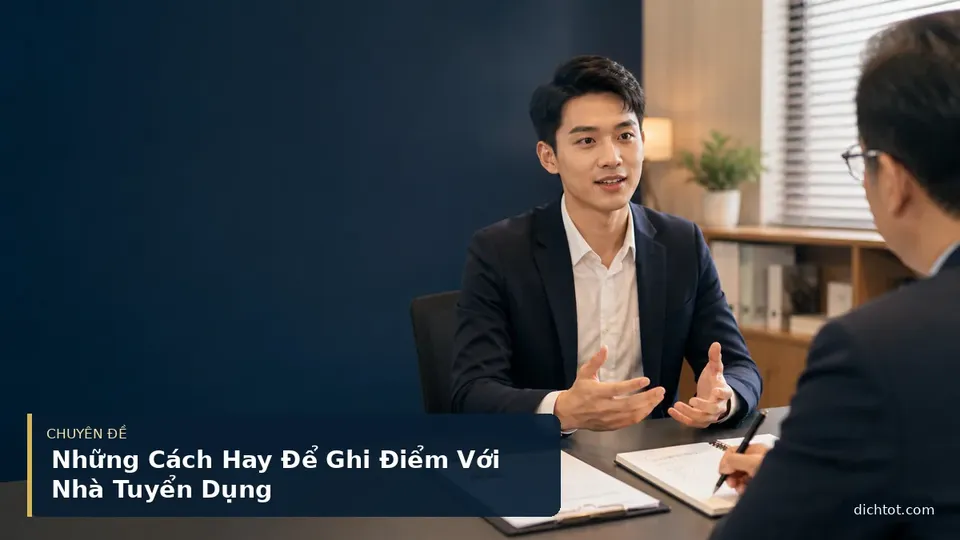 Những Cách Hay Để Ghi Điểm Với Nhà Tuyển Dụng