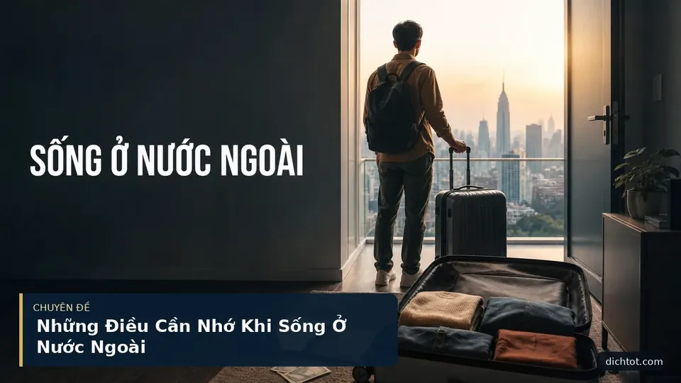 Những Điều Cần Nhớ Khi Sống Ở Nước Ngoài