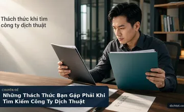 Những Thách Thức Bạn Gặp Phải Khi Tìm Kiếm Công Ty Dịch Thuật