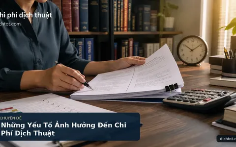 Những Yếu Tố Ảnh Hưởng Đến Chi Phí Dịch Thuật