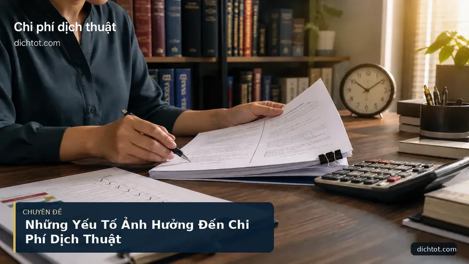 Những Yếu Tố Ảnh Hưởng Đến Chi Phí Dịch Thuật