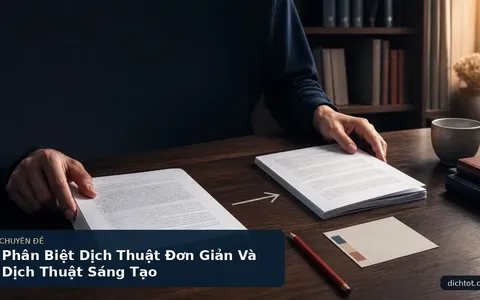Phân Biệt Dịch Thuật Đơn Giản Và Dịch Thuật Sáng Tạo