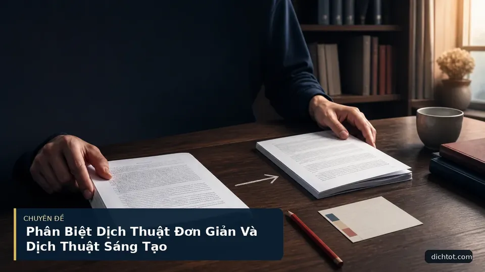 Phân Biệt Dịch Thuật Đơn Giản Và Dịch Thuật Sáng Tạo