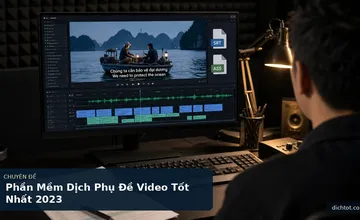 Phần Mềm Dịch Phụ Đề Video Tốt Nhất 2023