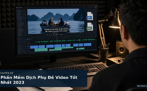 Phần Mềm Dịch Phụ Đề Video Tốt Nhất 2023