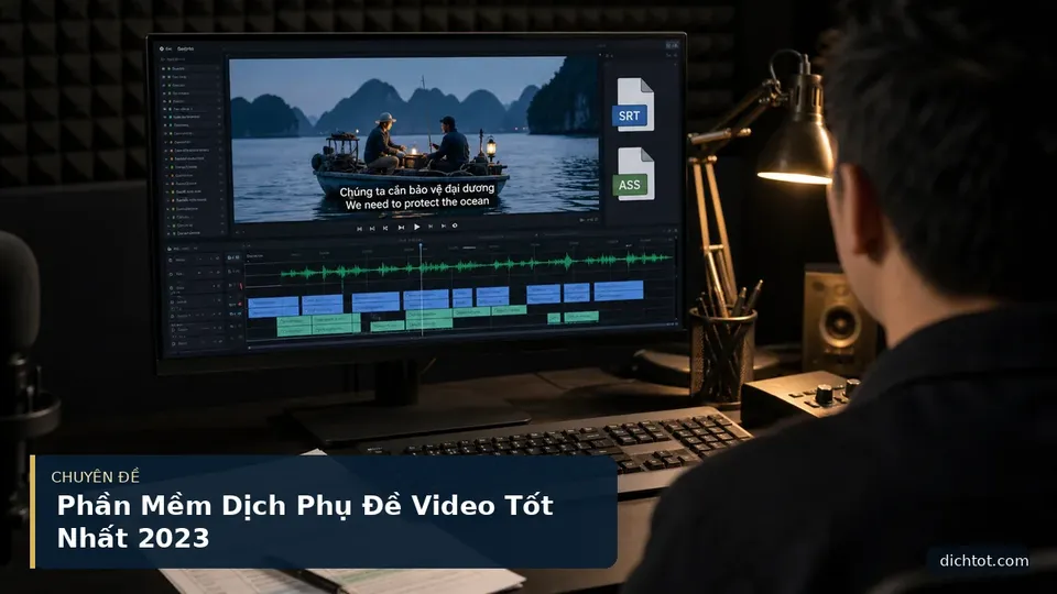 Phần Mềm Dịch Phụ Đề Video Tốt Nhất 2023