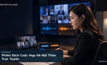 Phiên Dịch Cuộc Họp Và Hội Thảo Trực Tuyến