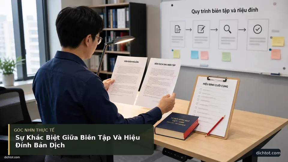 Chi tiết minh họa dịch thuật trong bài Sự Khác Biệt Giữa Biên Tập Và Hiệu Đính Bản Dịch