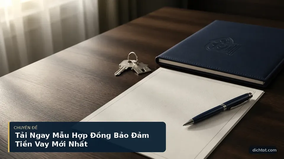 Tải Ngay Mẫu Hợp Đồng Bảo Đảm Tiền Vay Mới Nhất