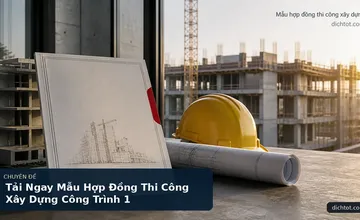Tải Ngay Mẫu Hợp Đồng Thi Công Xây Dựng Công Trình 1