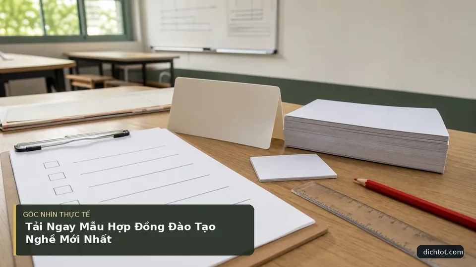 Chi tiết minh họa dịch thuật trong bài Tải Ngay Mẫu Hợp Đồng Đào Tạo Nghề Mới Nhất