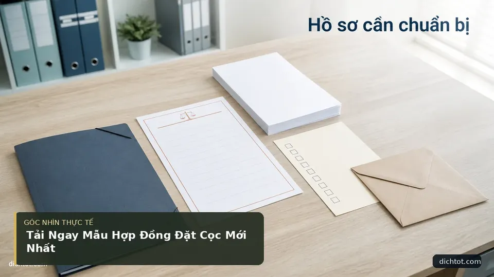 Chi tiết minh họa dịch thuật trong bài Tải Ngay Mẫu Hợp Đồng Đặt Cọc Mới Nhất