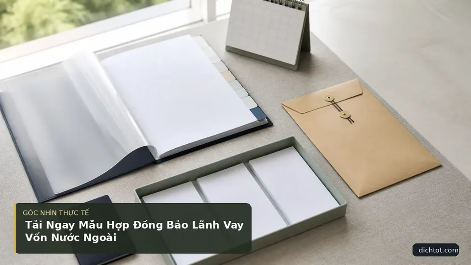 Chi tiết minh họa dịch thuật trong bài Tải Ngay Mẫu Hợp Đồng Bảo Lãnh Vay Vốn Nước Ngoài