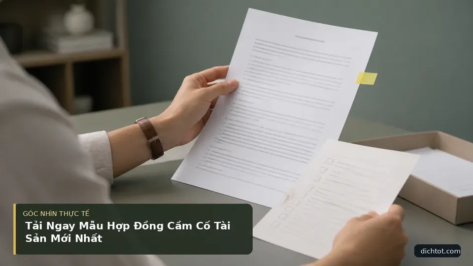 Chi tiết minh họa dịch thuật trong bài Tải Ngay Mẫu Hợp Đồng Cầm Cố Tài Sản Mới Nhất