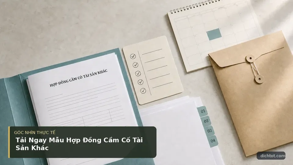 Chi tiết minh họa dịch thuật trong bài Tải Ngay Mẫu Hợp Đồng Cầm Cố Tài Sản Khác