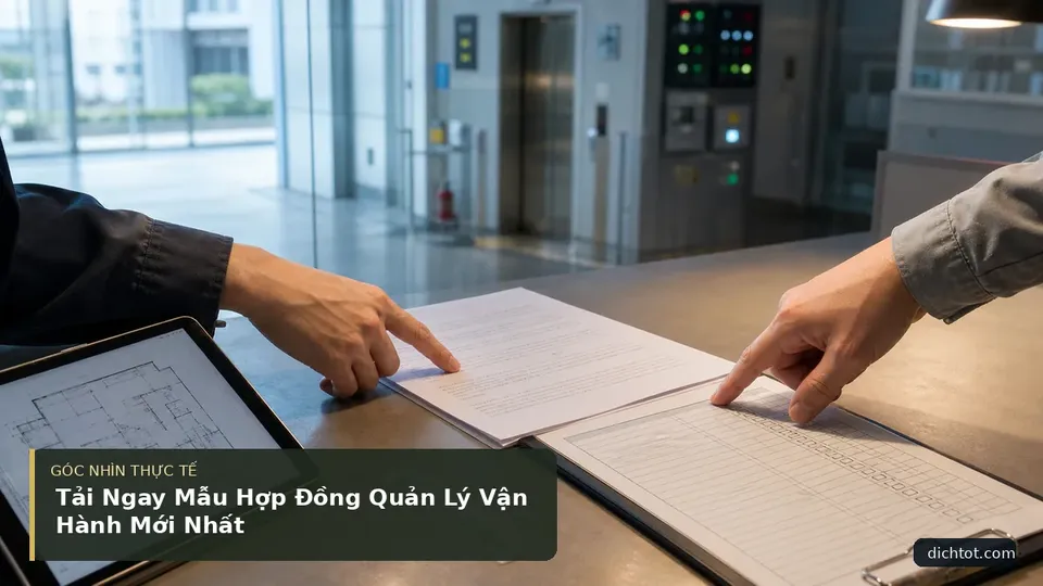 Chi tiết minh họa dịch thuật trong bài Tải Ngay Mẫu Hợp Đồng Quản Lý Vận Hành Mới Nhất