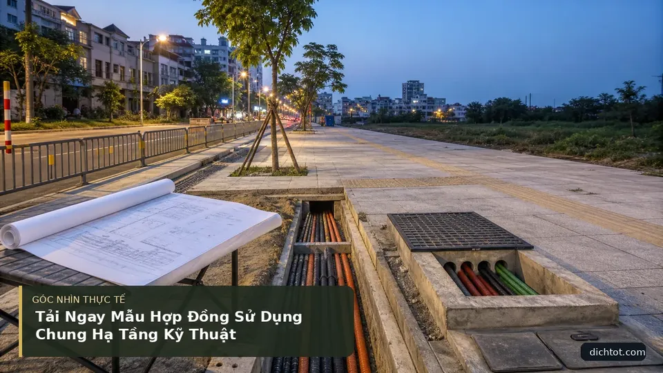 Chi tiết minh họa dịch thuật trong bài Tải Ngay Mẫu Hợp Đồng Sử Dụng Chung Hạ Tầng Kỹ Thuật