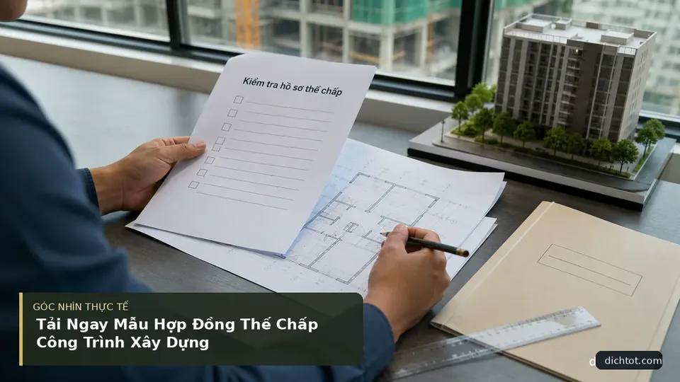 Chi tiết minh họa dịch thuật trong bài Tải Ngay Mẫu Hợp Đồng Thế Chấp Công Trình Xây Dựng