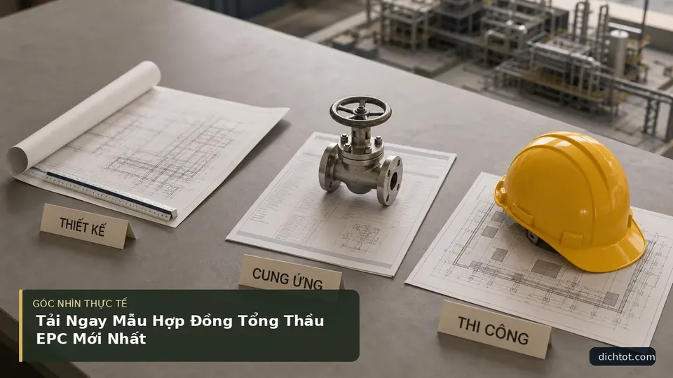 Chi tiết minh họa dịch thuật trong bài Tải Ngay Mẫu Hợp Đồng Tổng Thầu EPC Mới Nhất