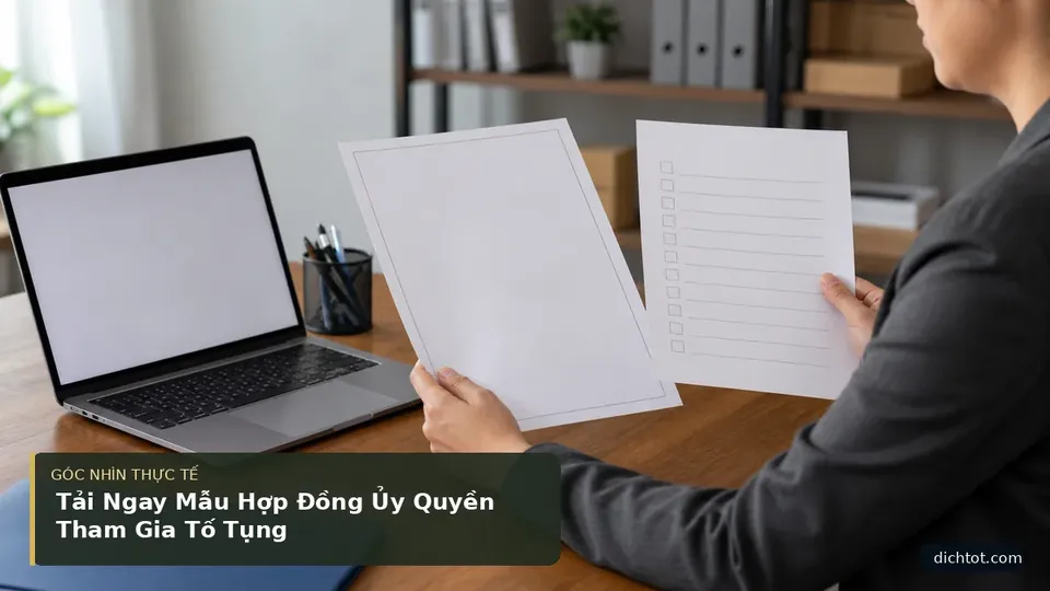 Chi tiết minh họa dịch thuật trong bài Tải Ngay Mẫu Hợp Đồng Ủy Quyền Tham Gia Tố Tụng