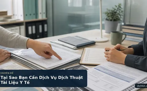 Tại Sao Bạn Cần Dịch Vụ Dịch Thuật Tài Liệu Y Tế
