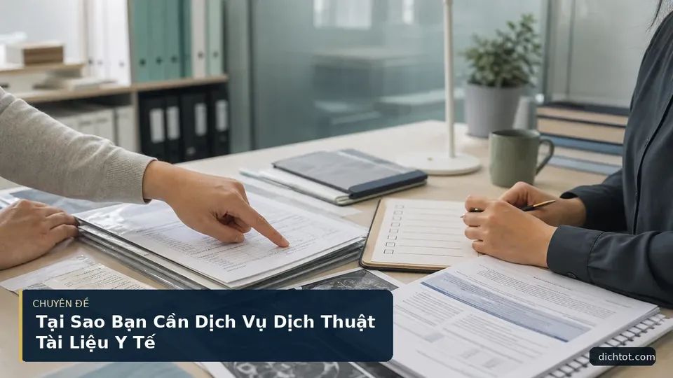 Tại Sao Bạn Cần Dịch Vụ Dịch Thuật Tài Liệu Y Tế