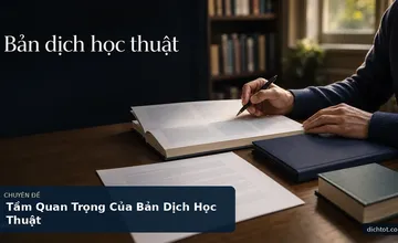 Tầm Quan Trọng Của Bản Dịch Học Thuật