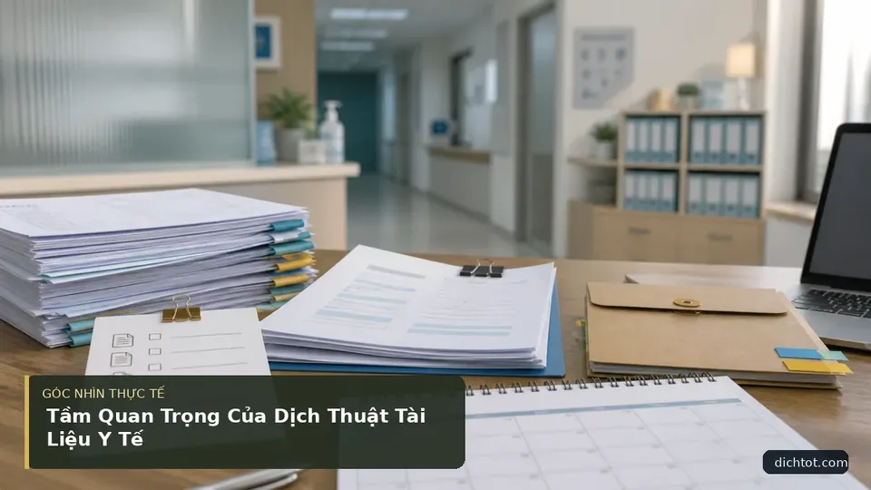 Tầm Quan Trọng Của Dịch Thuật Tài Liệu Y Tế — hình minh họa dịch thuật