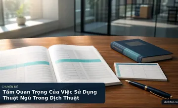 Tầm Quan Trọng Của Việc Sử Dụng Thuật Ngữ Trong Dịch Thuật
