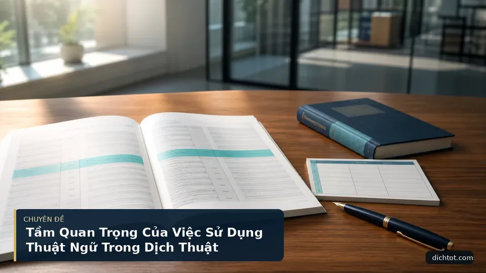 Tầm Quan Trọng Của Việc Sử Dụng Thuật Ngữ Trong Dịch Thuật