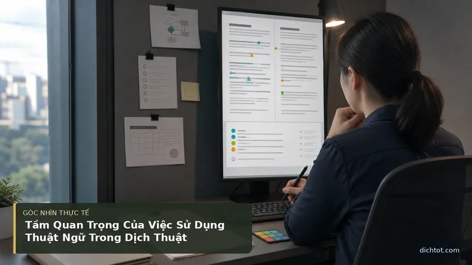 Tầm Quan Trọng Của Việc Sử Dụng Thuật Ngữ Trong Dịch Thuật — hình minh họa dịch thuật