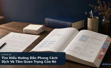 Tìm Hiểu Hướng Dẫn Phong Cách Dịch Và Tầm Quan Trọng Của Nó
