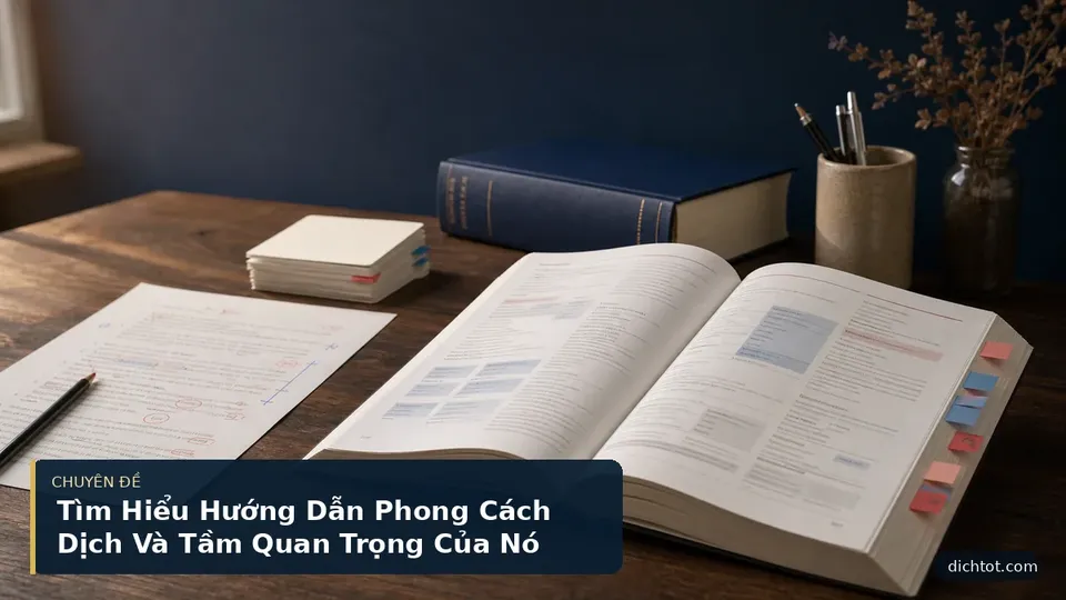 Tìm Hiểu Hướng Dẫn Phong Cách Dịch Và Tầm Quan Trọng Của Nó