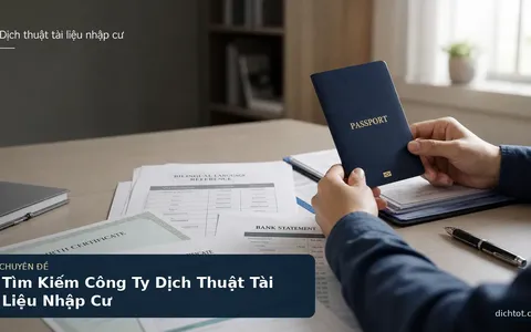 Tìm Kiếm Công Ty Dịch Thuật Tài Liệu Nhập Cư