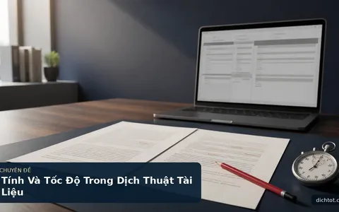 Tính Và Tốc Độ Trong Dịch Thuật Tài Liệu