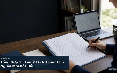 Tổng Hợp 15 Lưu Ý Dịch Thuật Cho Người Mới Bắt Đầu