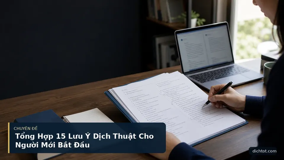 Tổng Hợp 15 Lưu Ý Dịch Thuật Cho Người Mới Bắt Đầu