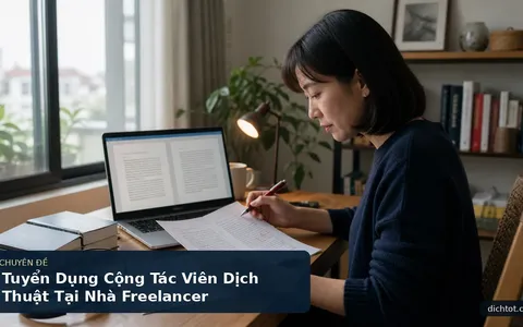 Tuyển Dụng Cộng Tác Viên Dịch Thuật Tại Nhà Freelancer