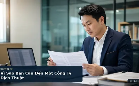Vì Sao Bạn Cần Đến Một Công Ty Dịch Thuật