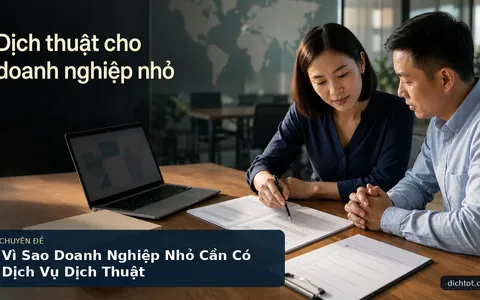 Vì Sao Doanh Nghiệp Nhỏ Cần Có Dịch Vụ Dịch Thuật