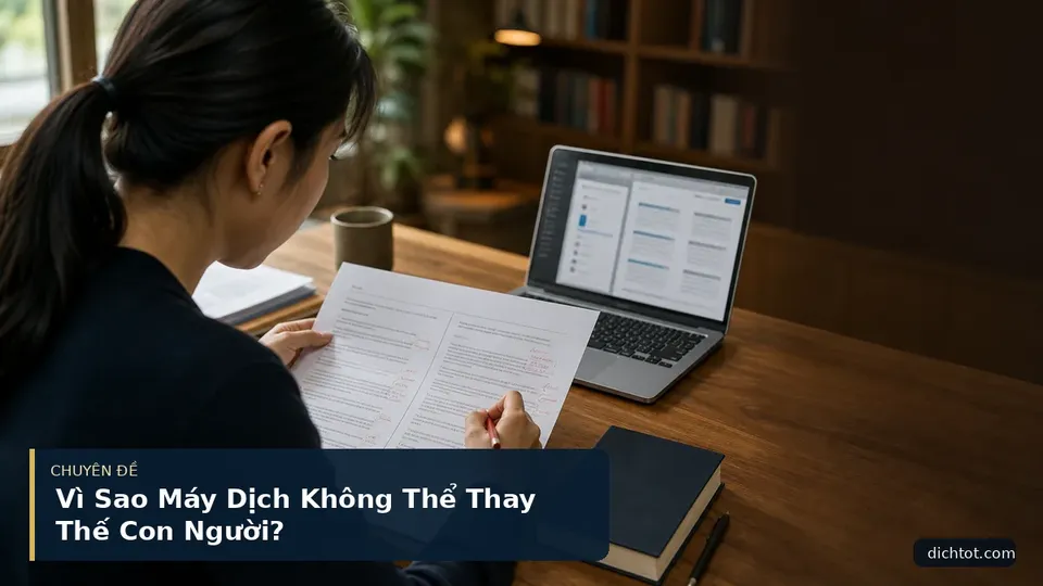 Vì Sao Máy Dịch Không Thể Thay Thế Con Người?